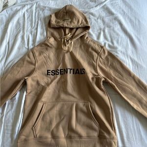 Brown essentials hoodie